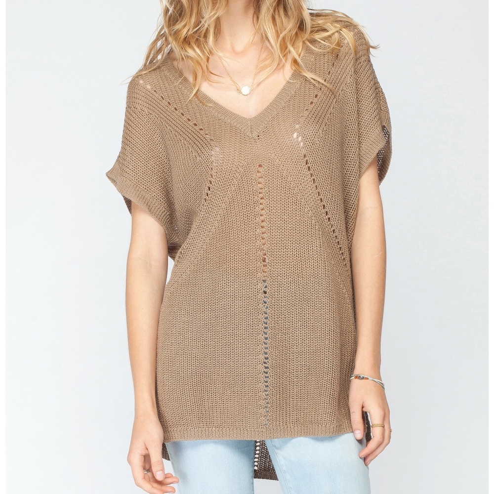 CLEARANCE Gentle Fawn Maeve Brown Sweater Top
